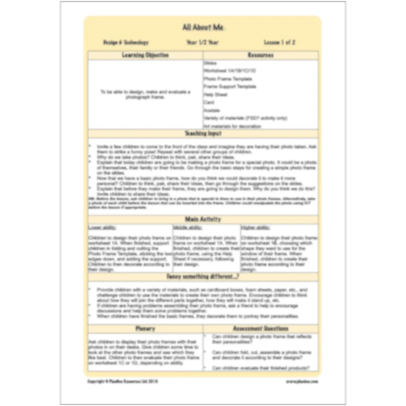 All About Me Topic Enrichment Pack - Image 22
