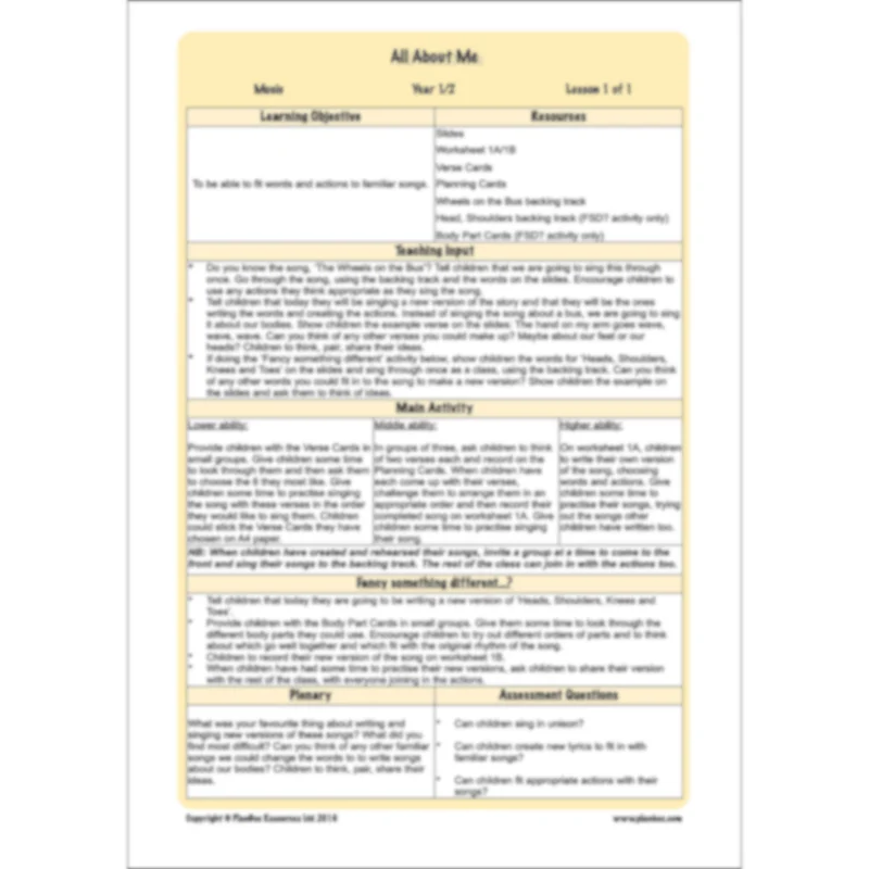 All About Me Topic Enrichment Pack - Image 71