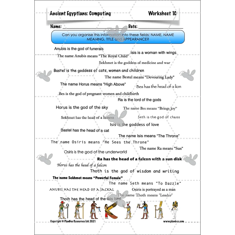 Ancient Egyptians Topic Enrichment Pack - Image 57