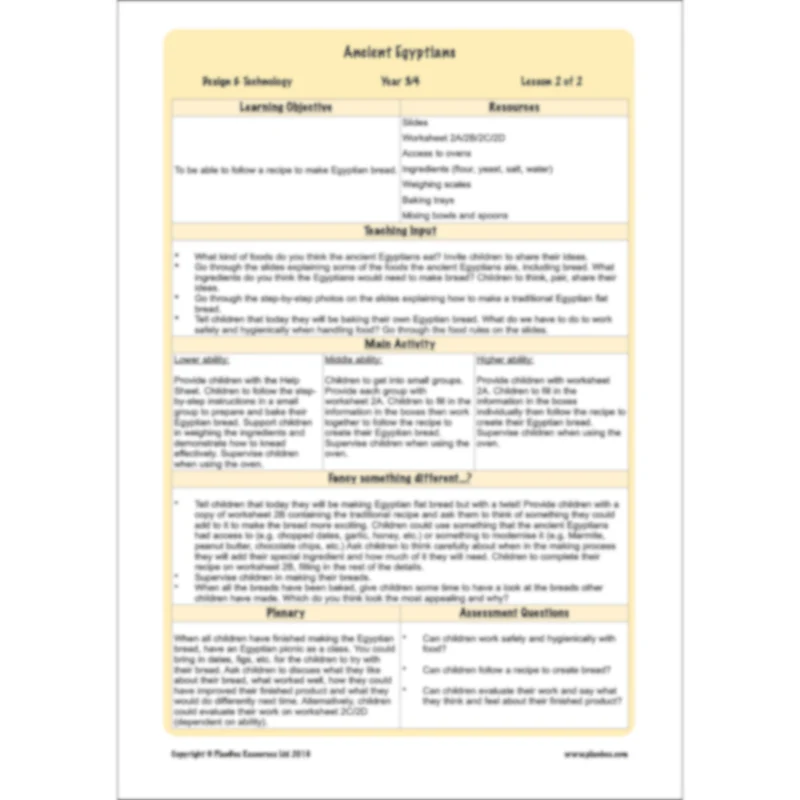 Ancient Egyptians Topic Enrichment Pack - Image 75