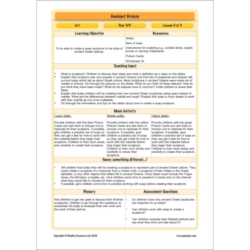 Ancient Greece Topic Enrichment Pack - Image 49