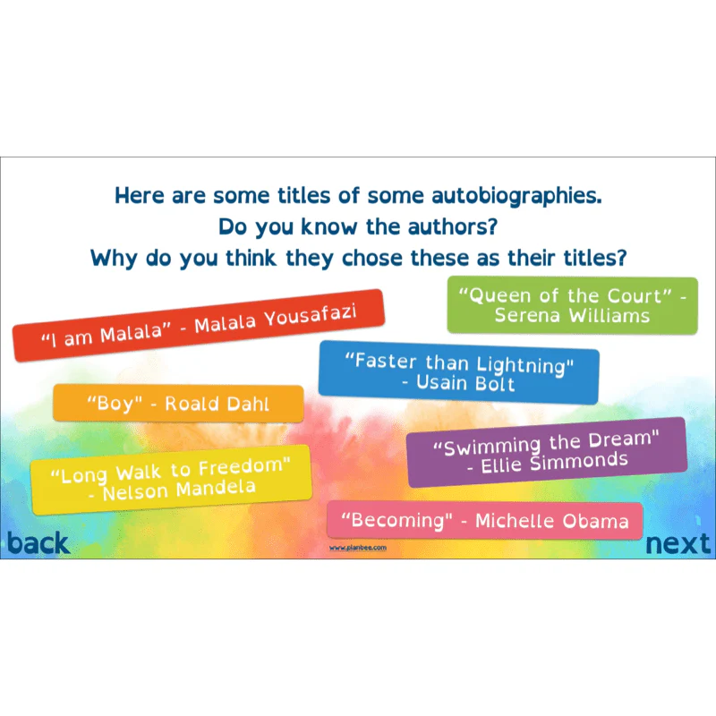 Autobiography KS2 - Image 4
