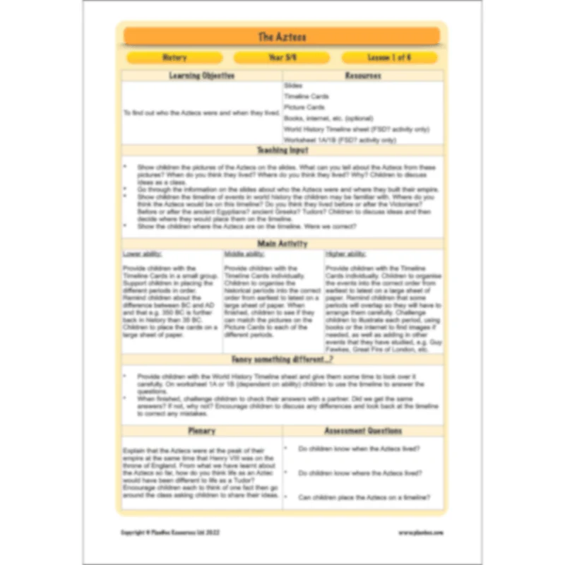 Aztecs KS2 - Image 21