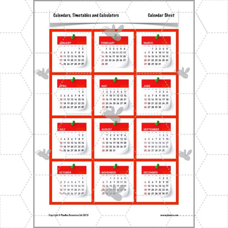 Calendars, Timetables and Calculators - Image 16