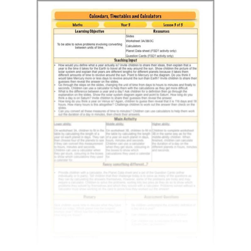 Calendars, Timetables and Calculators - Image 26