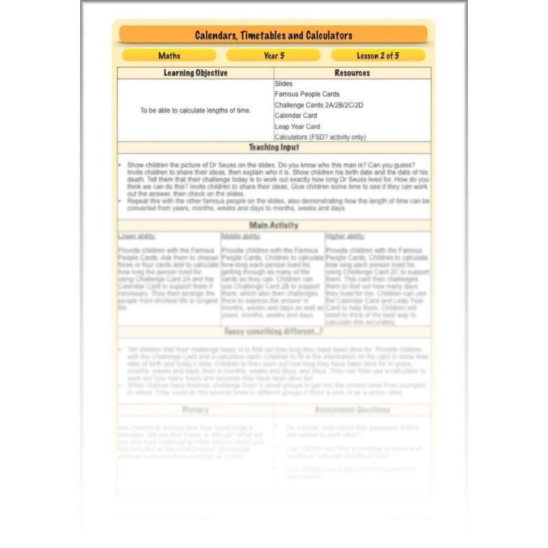 Calendars, Timetables and Calculators - Image 27