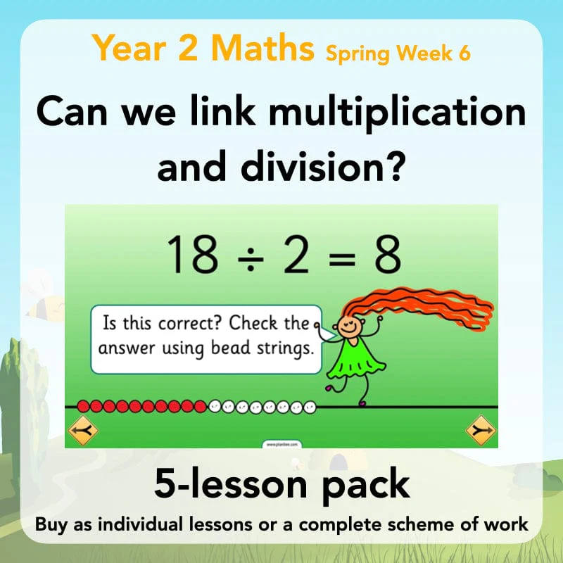 Can we link multiplication and division?