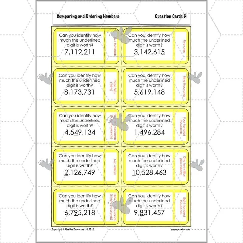 Comparing and Ordering Numbers - Image 29