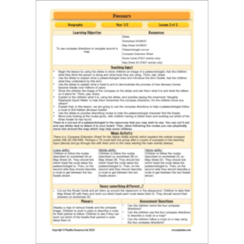 Dinosaurs KS1 Topic Enrichment Pack - Image 66