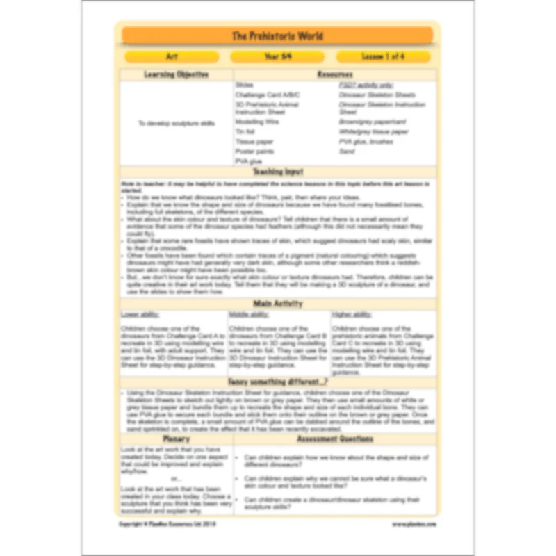 Dinosaurs KS2 Topic Enrichment Pack - Image 32
