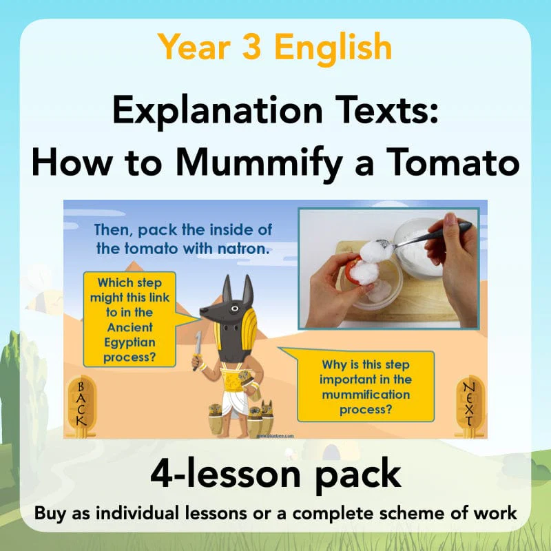 Explanation Texts: How to Mummify a Tomato