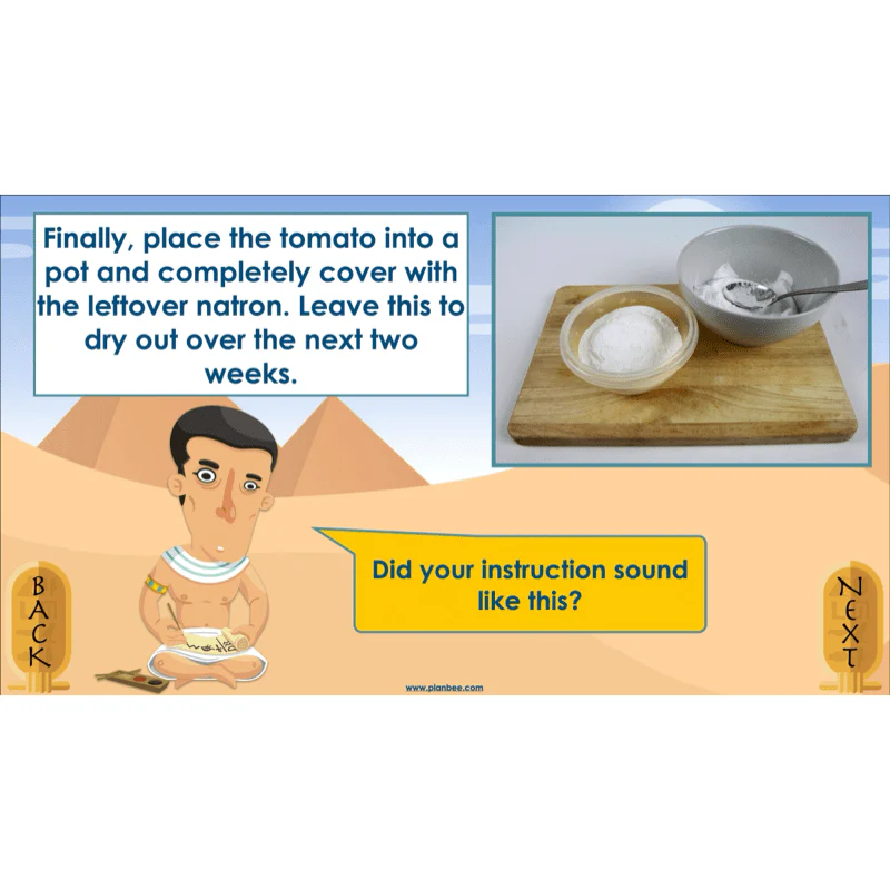 Explanation Texts: How to Mummify a Tomato - Image 28