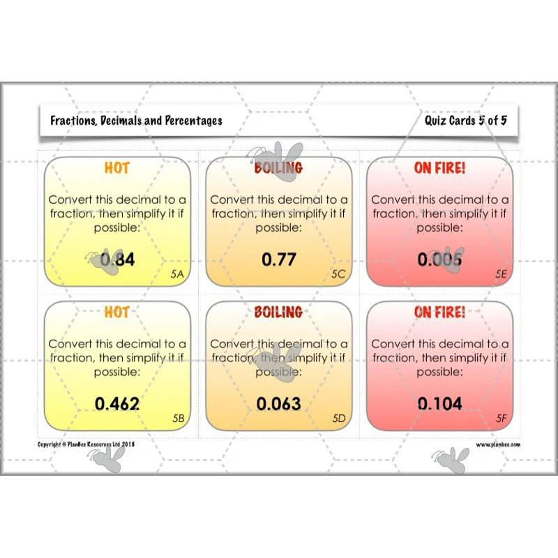 Fractions, Decimals and Percentages - Image 45