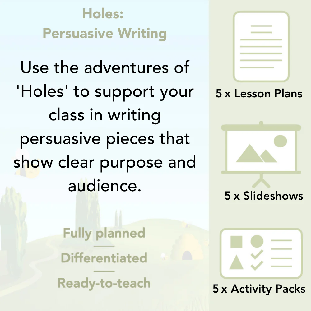 Holes: Persuasive Writing - Image 2