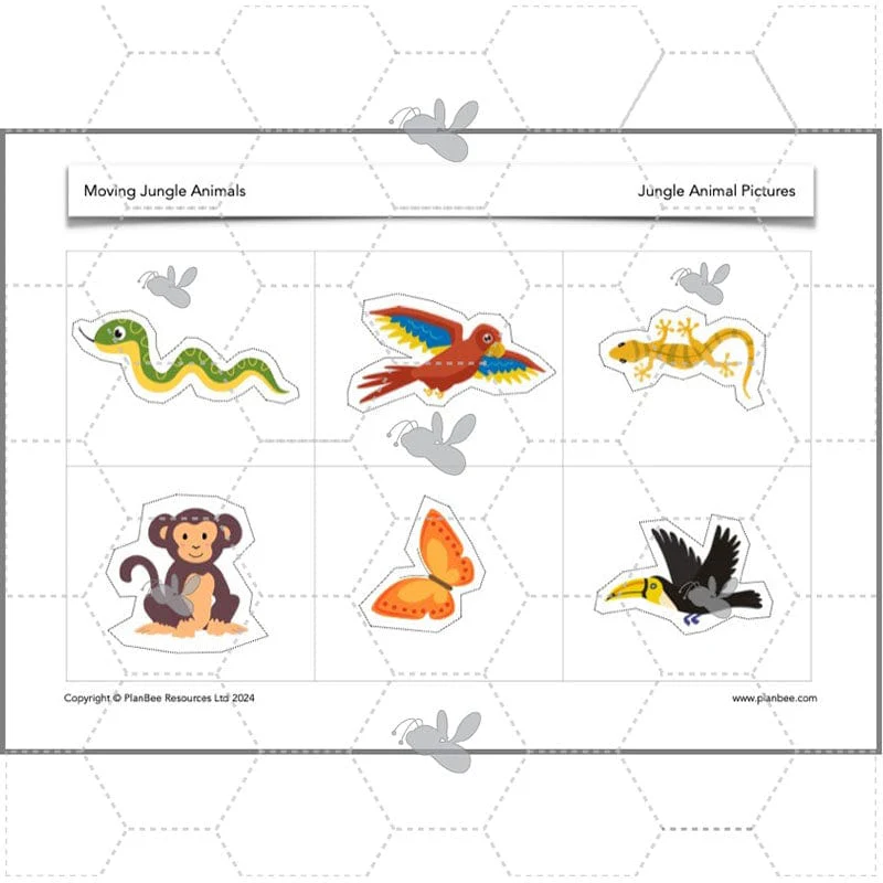 Moving Jungle Animals - Image 60