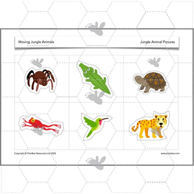 Moving Jungle Animals - Image 61