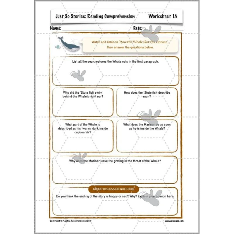 Just So Stories: Reading Comprehension - Image 25
