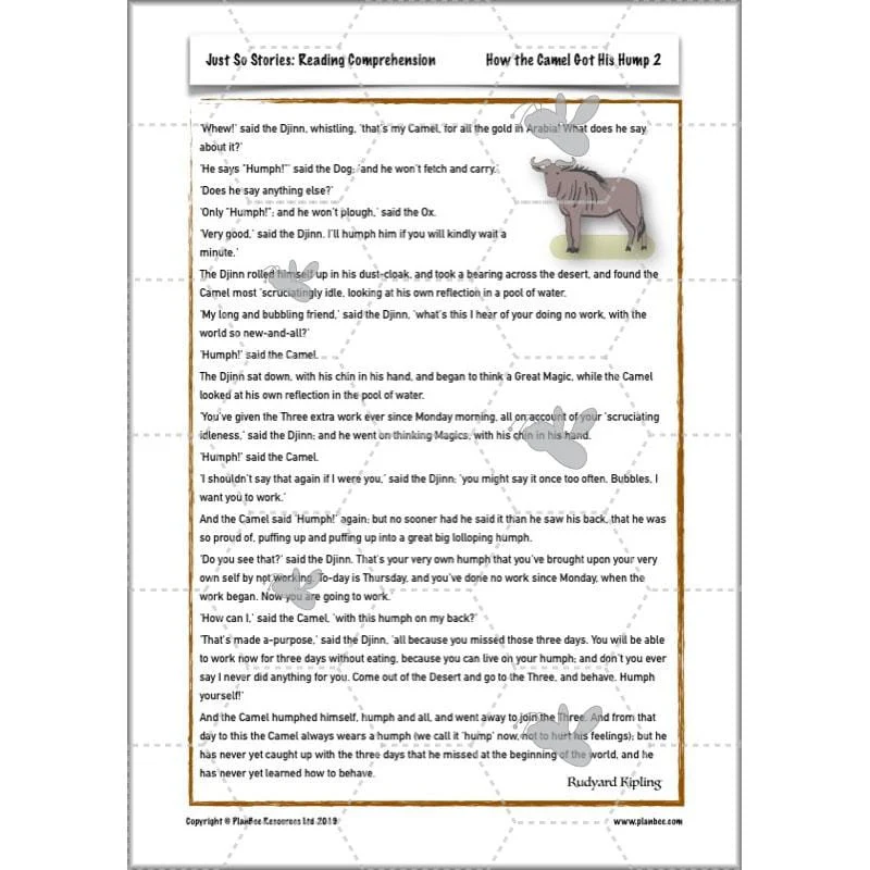 Just So Stories: Reading Comprehension - Image 32