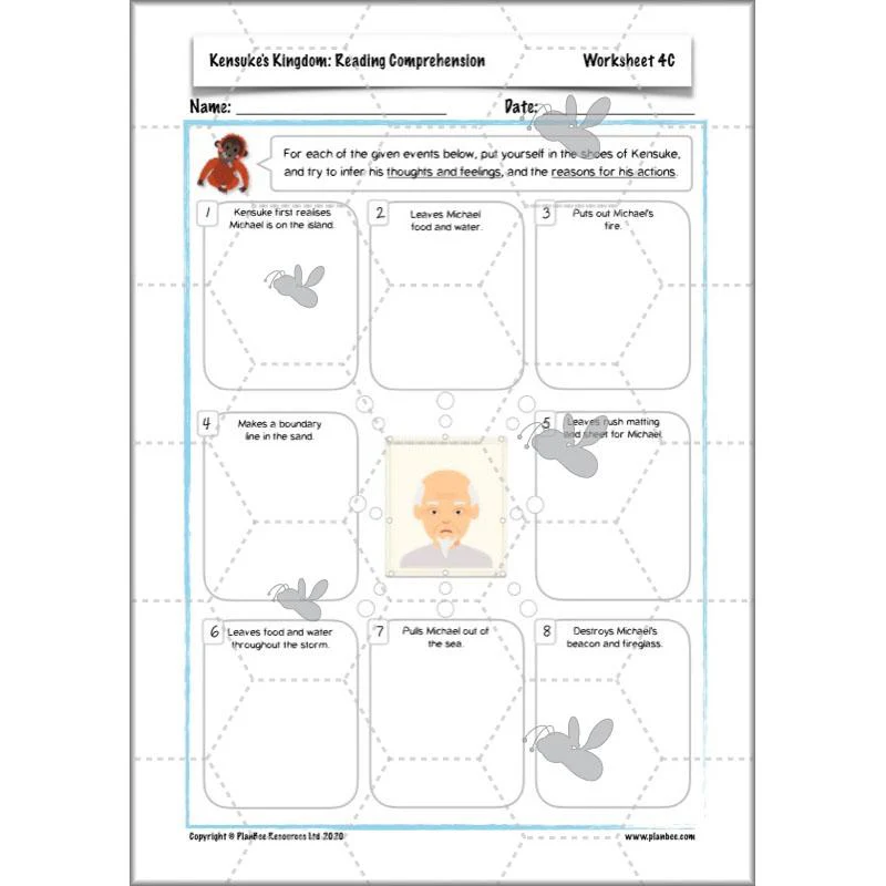 Kensuke's Kingdom: Reading Comprehension - Image 51