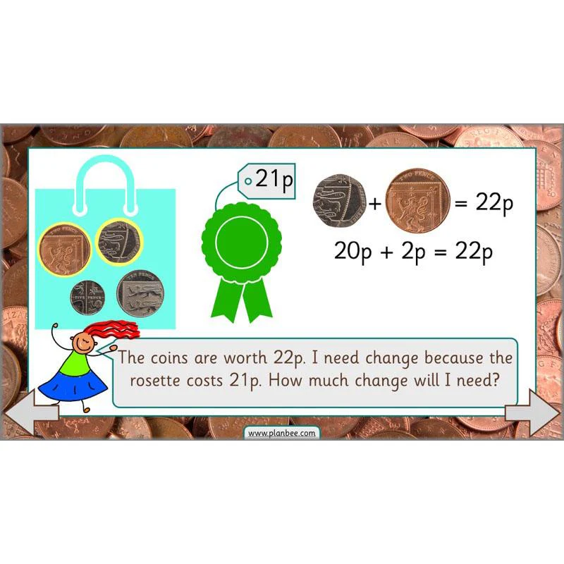 Let’s Make Totals Using Coins 2 - Image 68