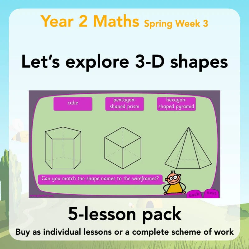 Let's explore 3-D shapes