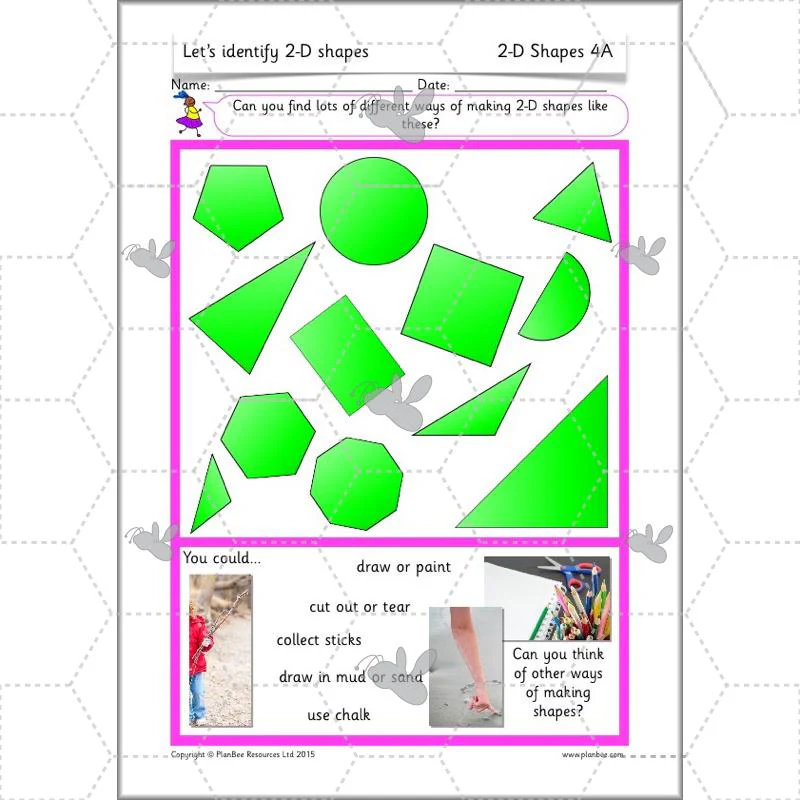 Let's Identify 2-D Shapes - Image 17