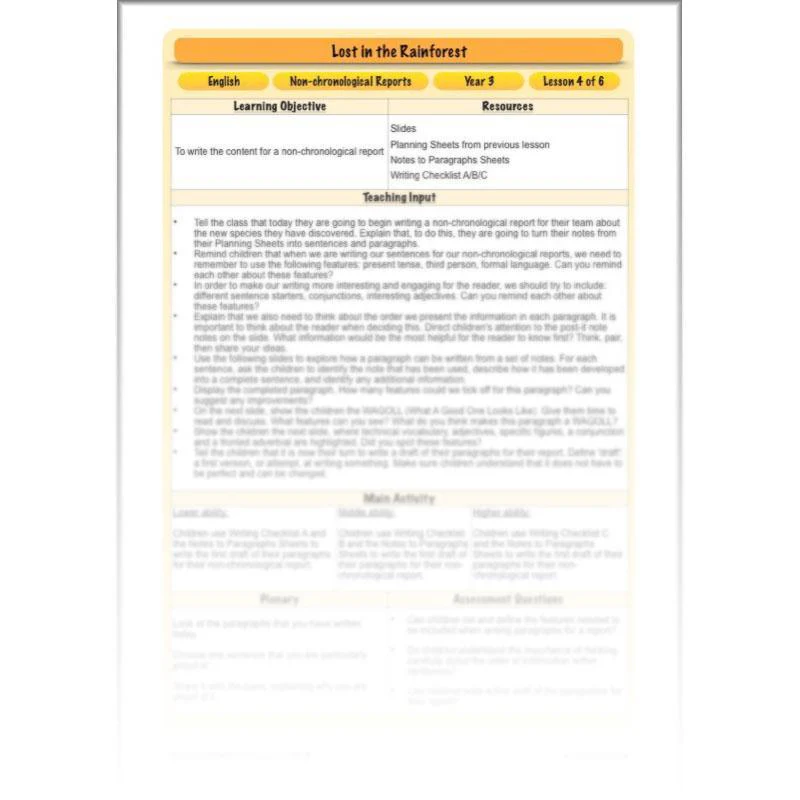 Lost in the Rainforest: Non-chronological Reports - Image 24