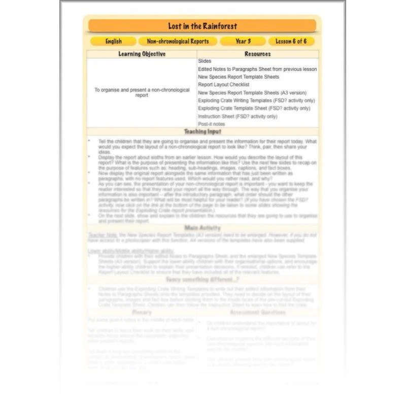 Lost in the Rainforest: Non-chronological Reports - Image 72