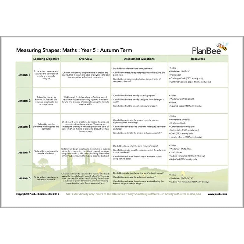 Maths Autumn Term Year 5 Curriculum Pack - Image 6