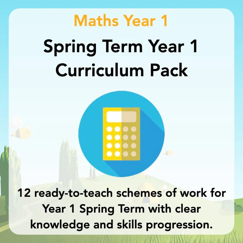 Maths Spring Term Year 1 Curriculum Pack
