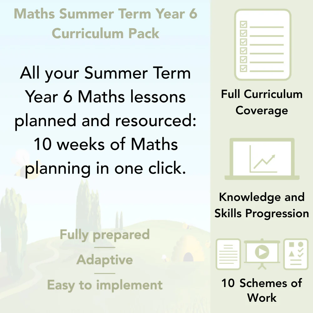 Maths Summer Term Year 6 Curriculum Pack - Image 2