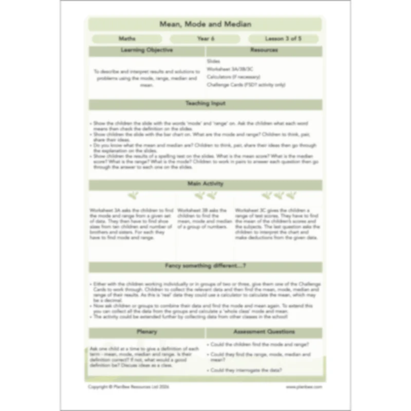 Mean, Mode and Median - Image 43