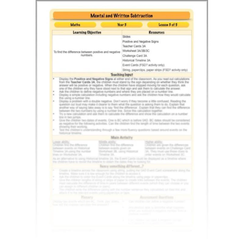 Mental and Written Subtraction - Image 15