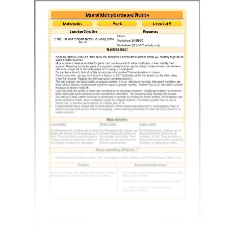 Mental Multiplication and Division - Image 21