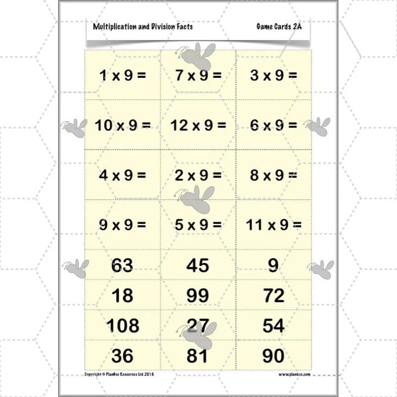 Multiplication and Division Facts - Image 41