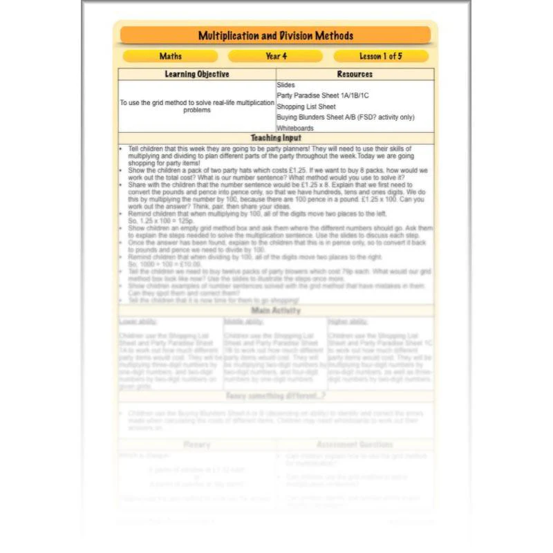 Multiplication and Division Methods - Image 29