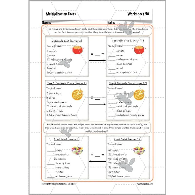 Multiplication Facts - Image 66
