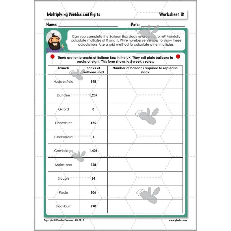 Multiplying Doubles and Digits - Image 14