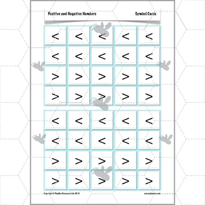 Positive and Negative Numbers - Image 13