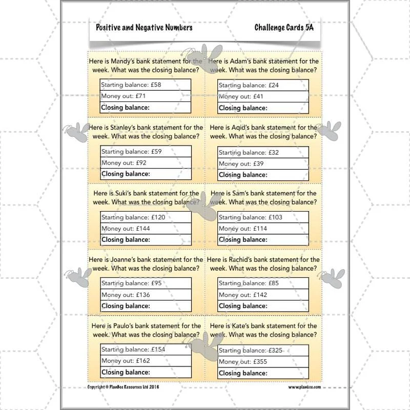 Positive and Negative Numbers - Image 20