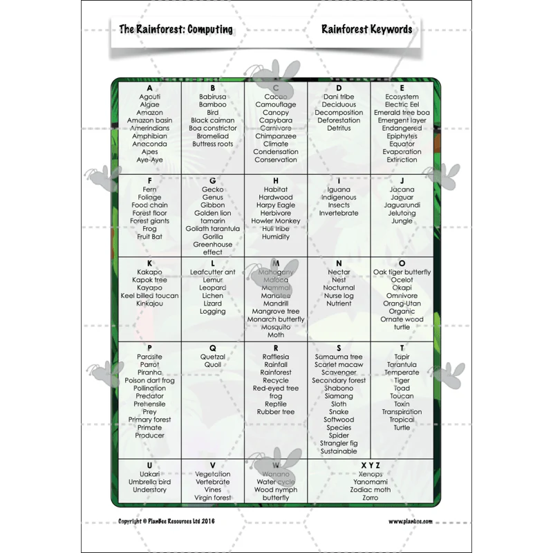 The Rainforest Topic Enrichment Pack - Image 65