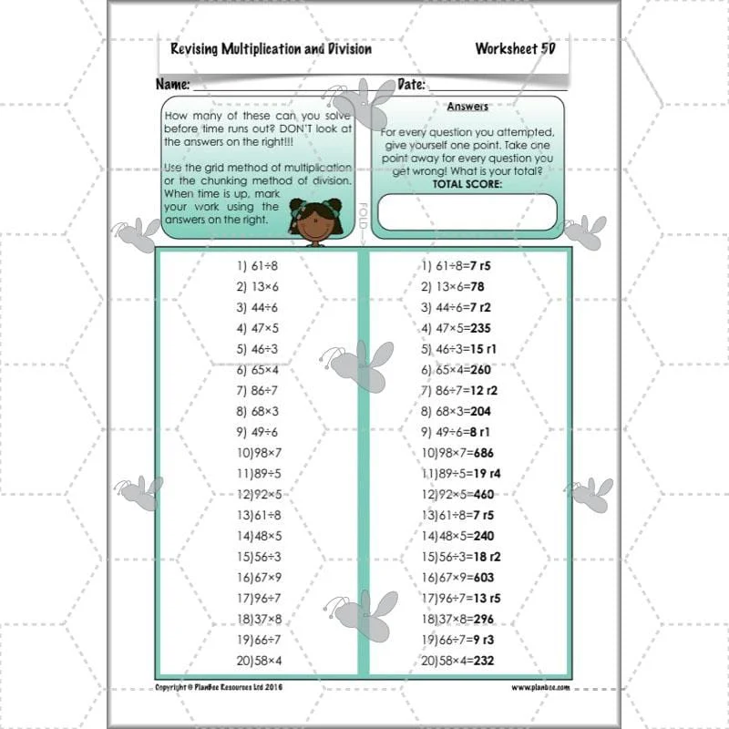Revising Multiplication and Division - Image 66