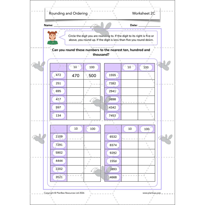 Rounding and Ordering Numbers - Image 14