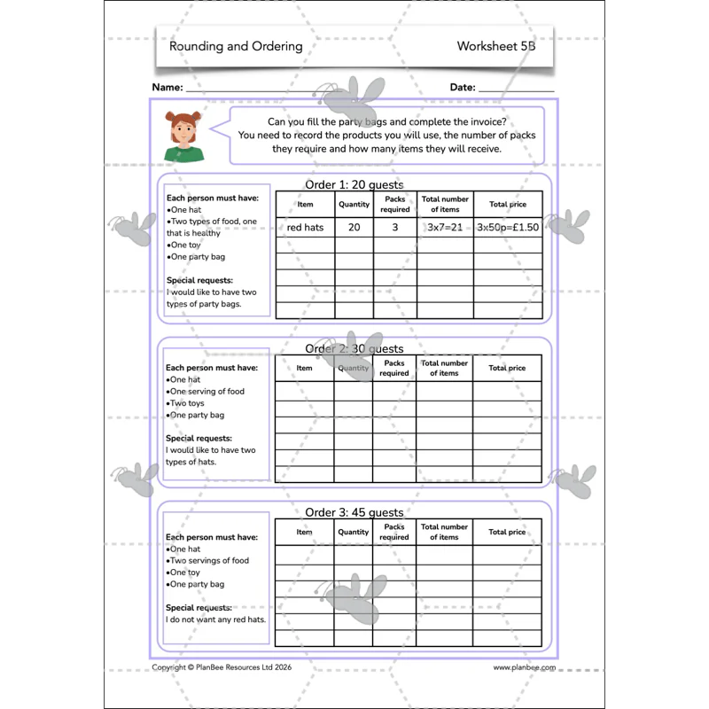 Rounding and Ordering Numbers - Image 17