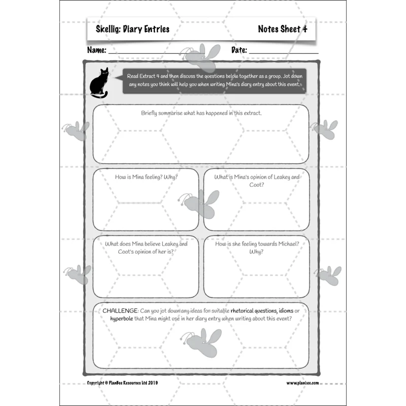 Skellig: Diary Entries - Image 30