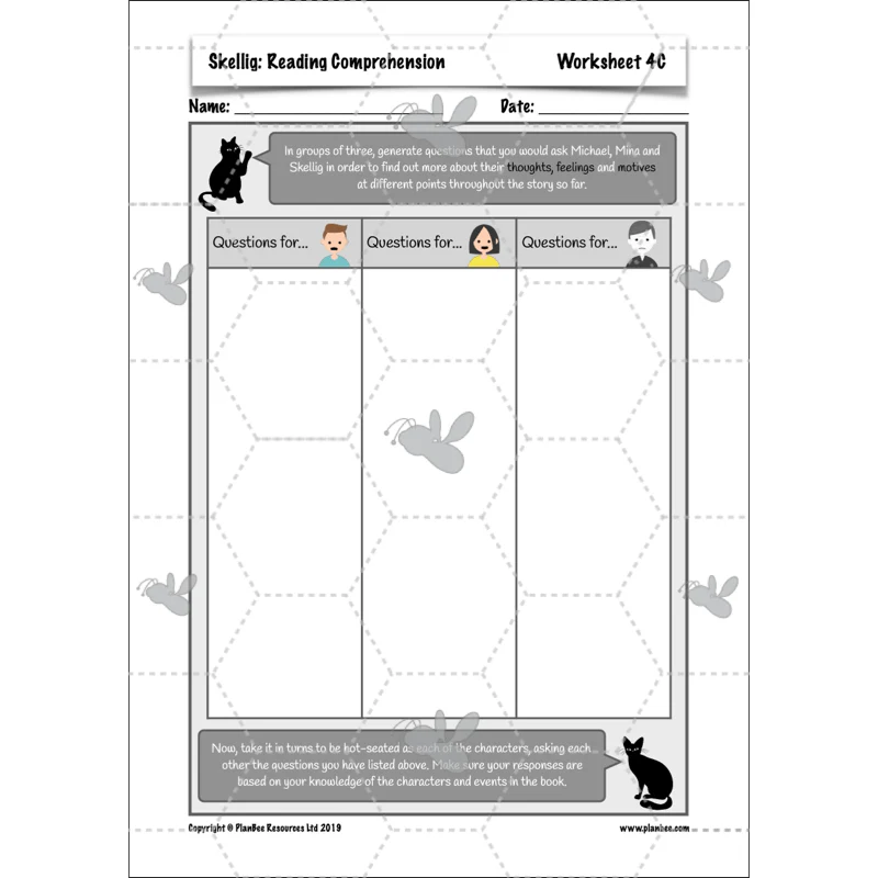 Skellig: Reading Comprehension - Image 20