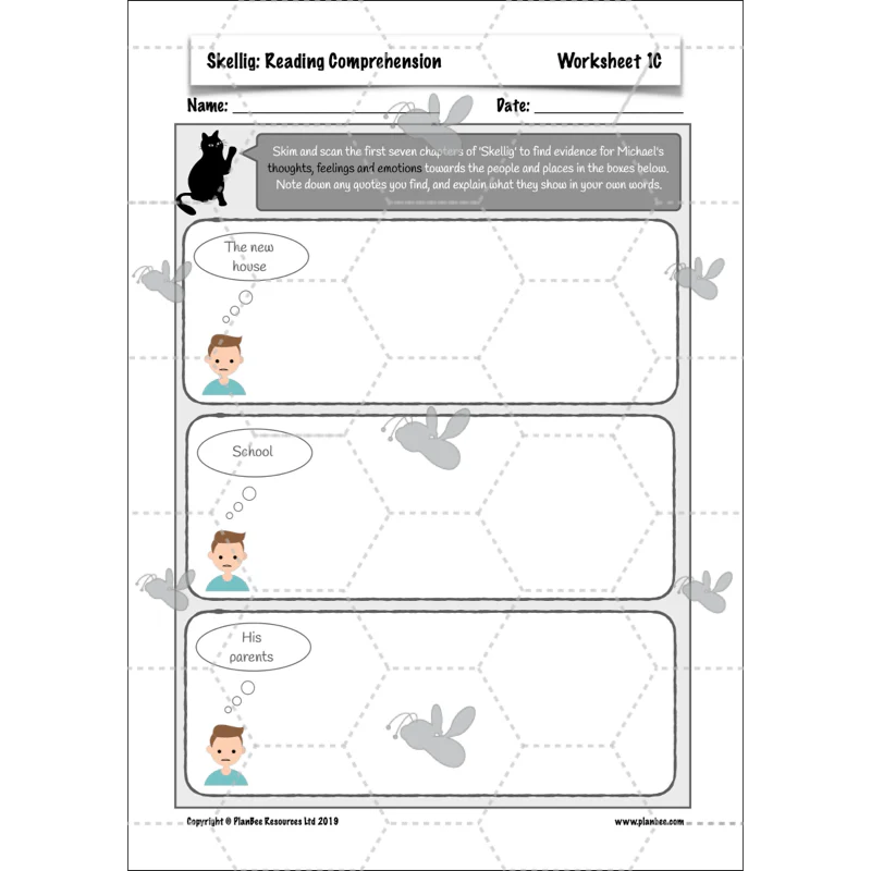 Skellig: Reading Comprehension - Image 32