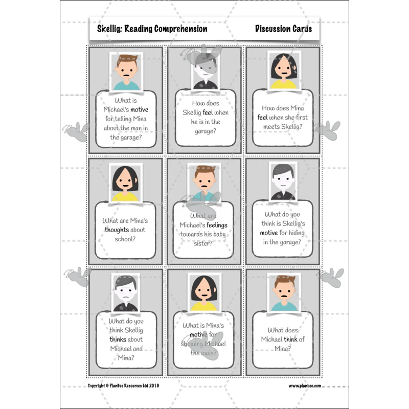 Skellig: Reading Comprehension - Image 55