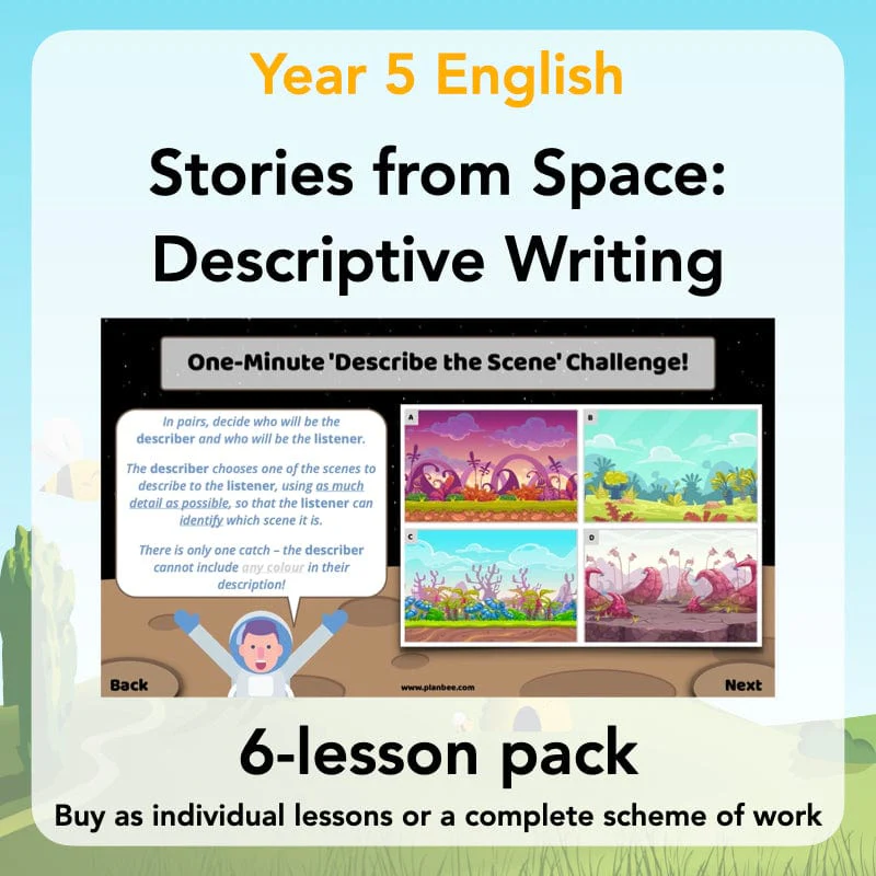 Stories from Space: Descriptive Writing