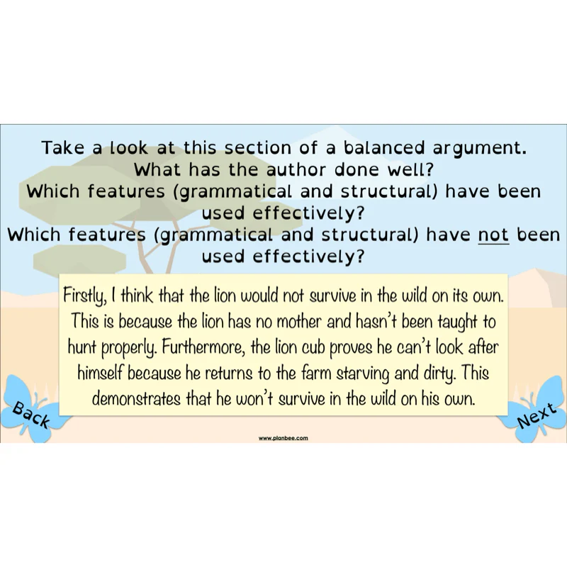 The Butterfly Lion: Balanced Arguments - Image 15